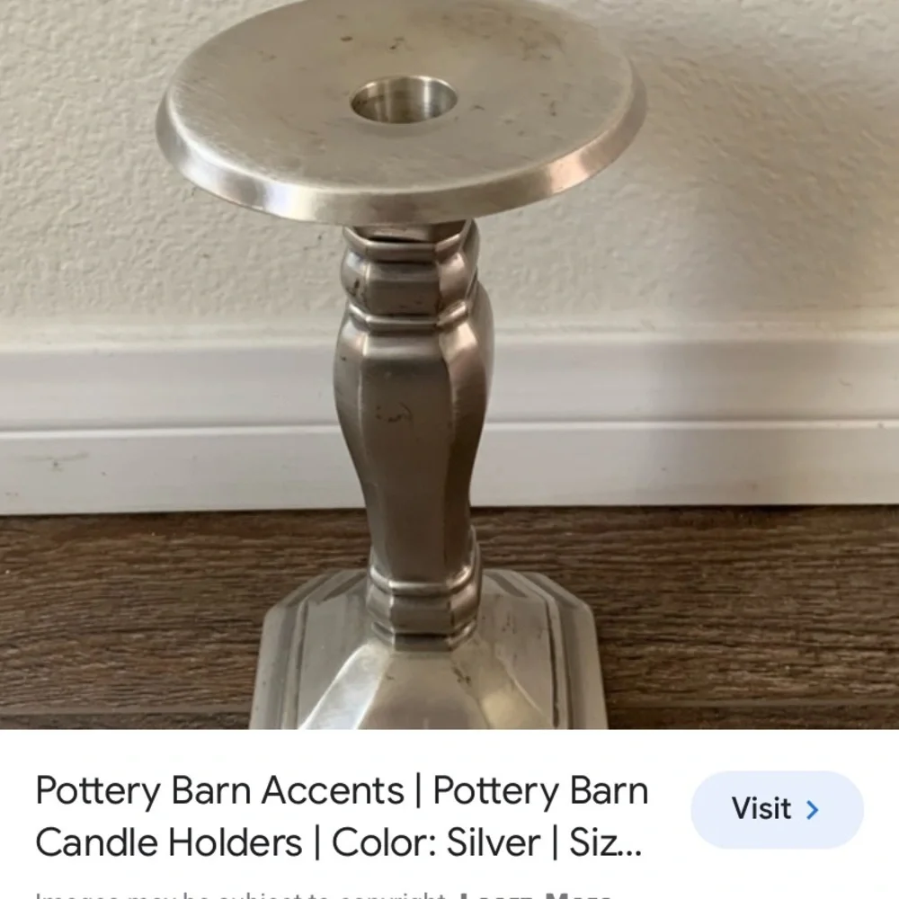 Pottery Barn Candle holders